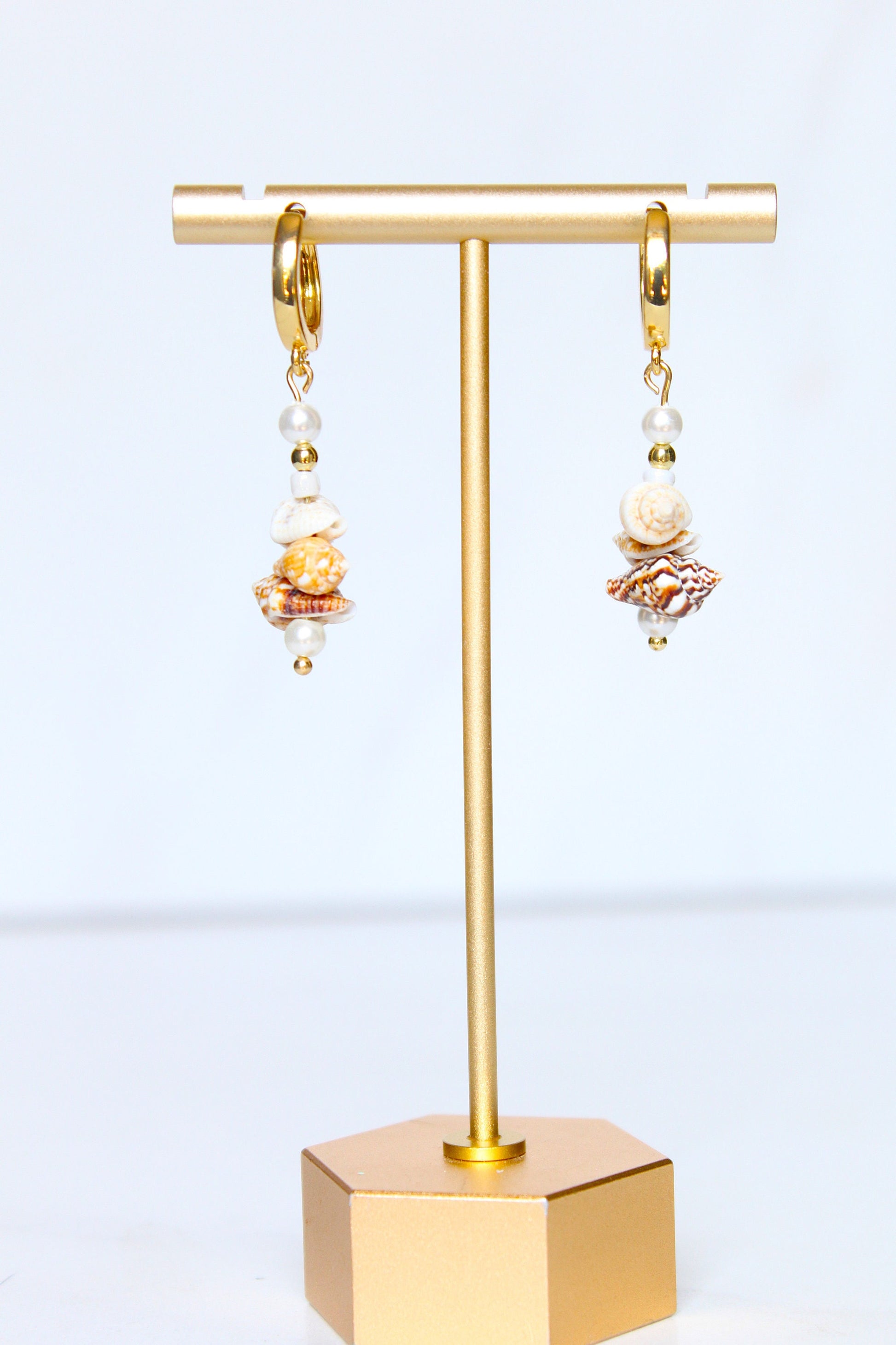 Handmade Beaded Charm Hoops, Dangle Earrings, Hoop Earring, Huggie Hoops, Statement Earring, Mothers Day, Christmas, Gift for Her, Unique