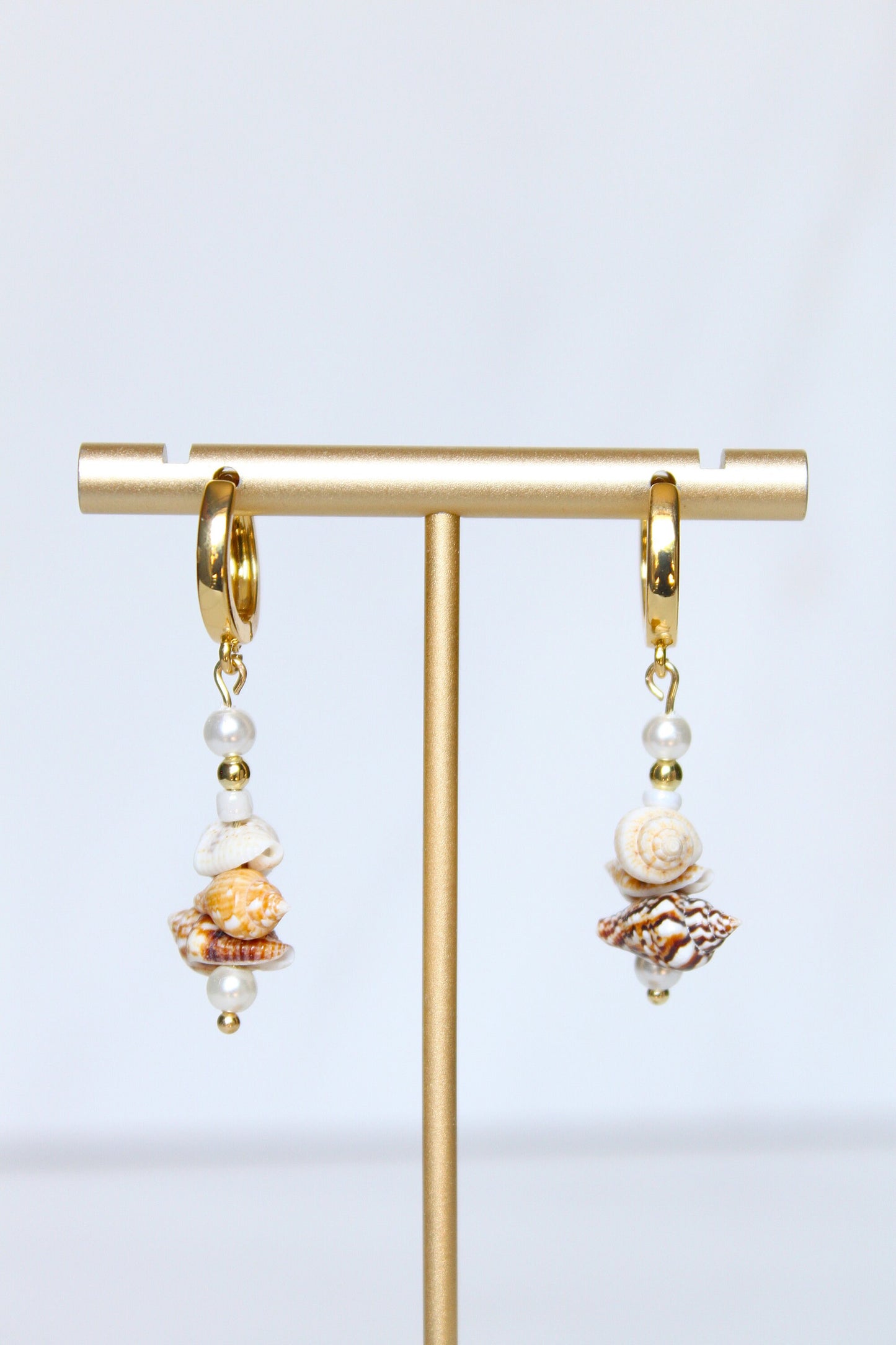 Handmade Beaded Charm Hoops, Dangle Earrings, Hoop Earring, Huggie Hoops, Statement Earring, Mothers Day, Christmas, Gift for Her, Unique