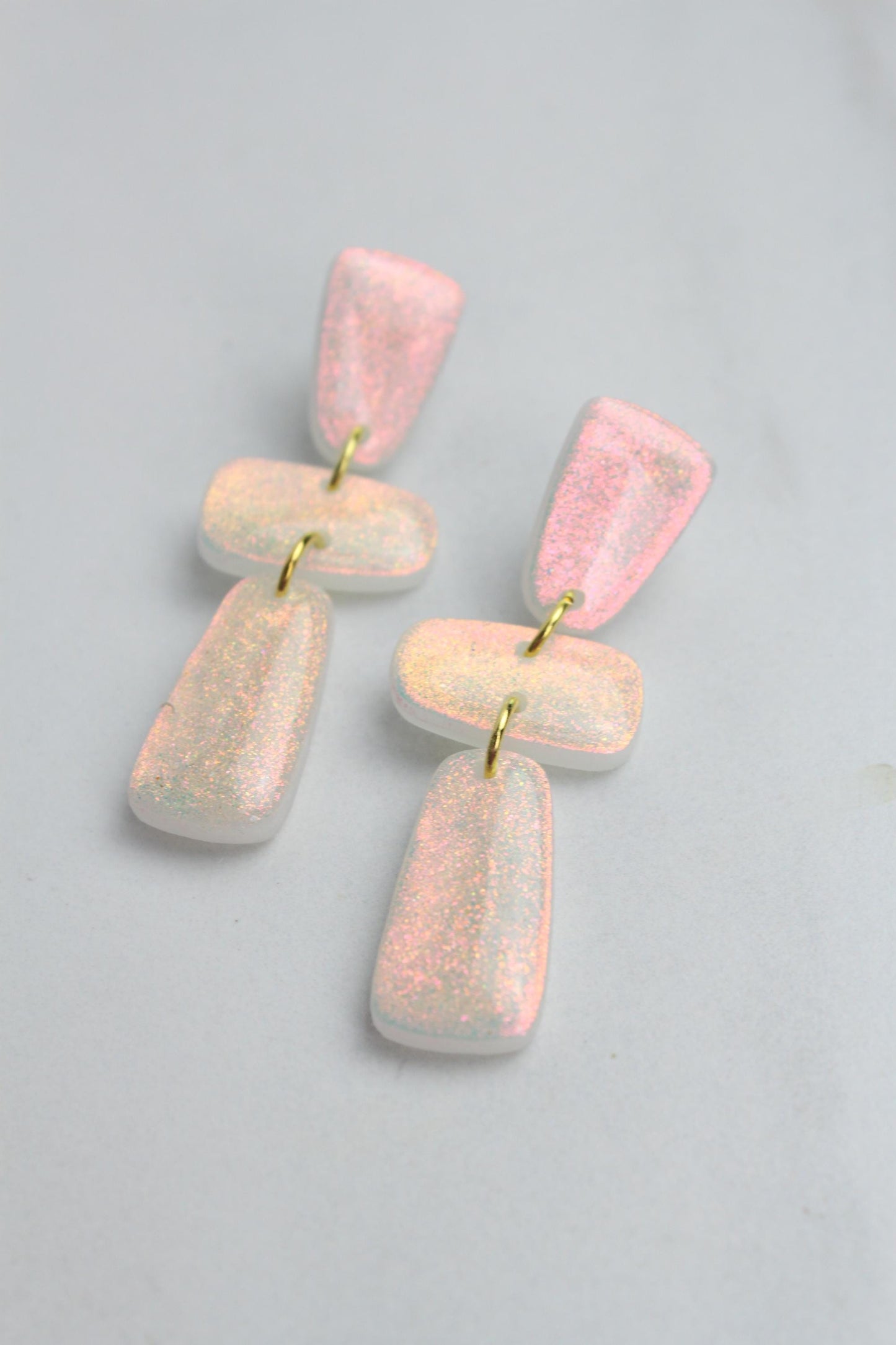 Iridescent Clay Earrings | Polymer Clay earrings | Iridescent Earrings | Clay Earrings