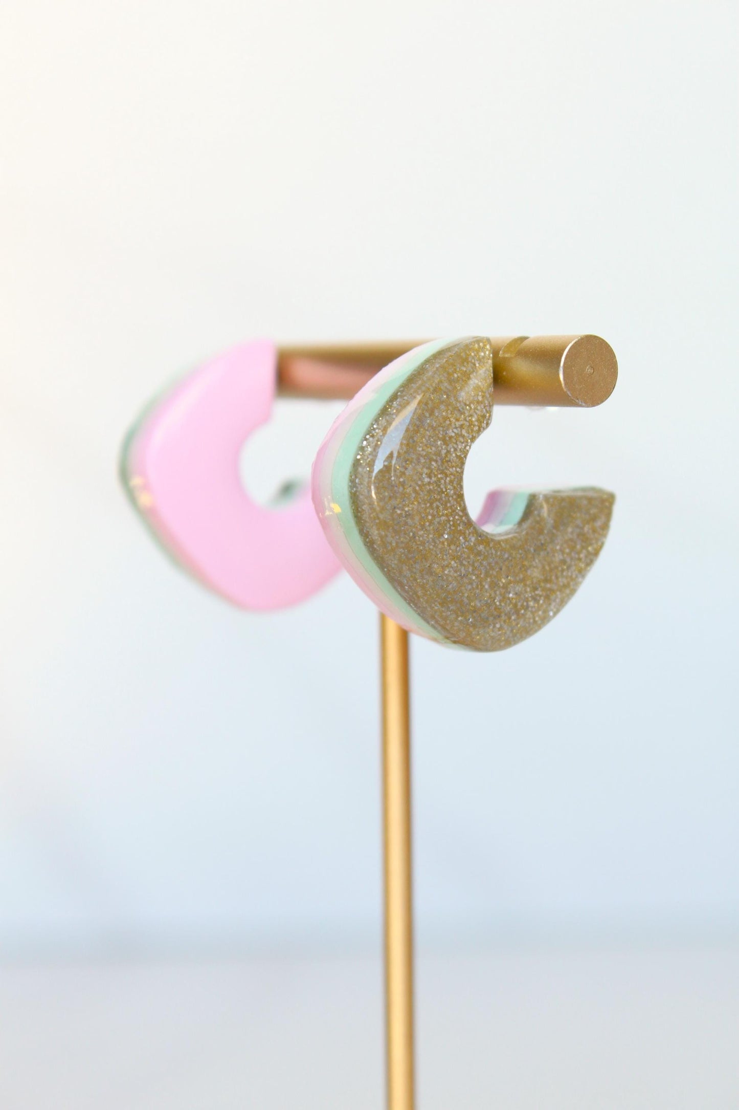 Hoop Earrings | Clay Hoop Earrings | Clay Earrings | Women's Hoops | Women's Clay Hoops | Cute Earrings