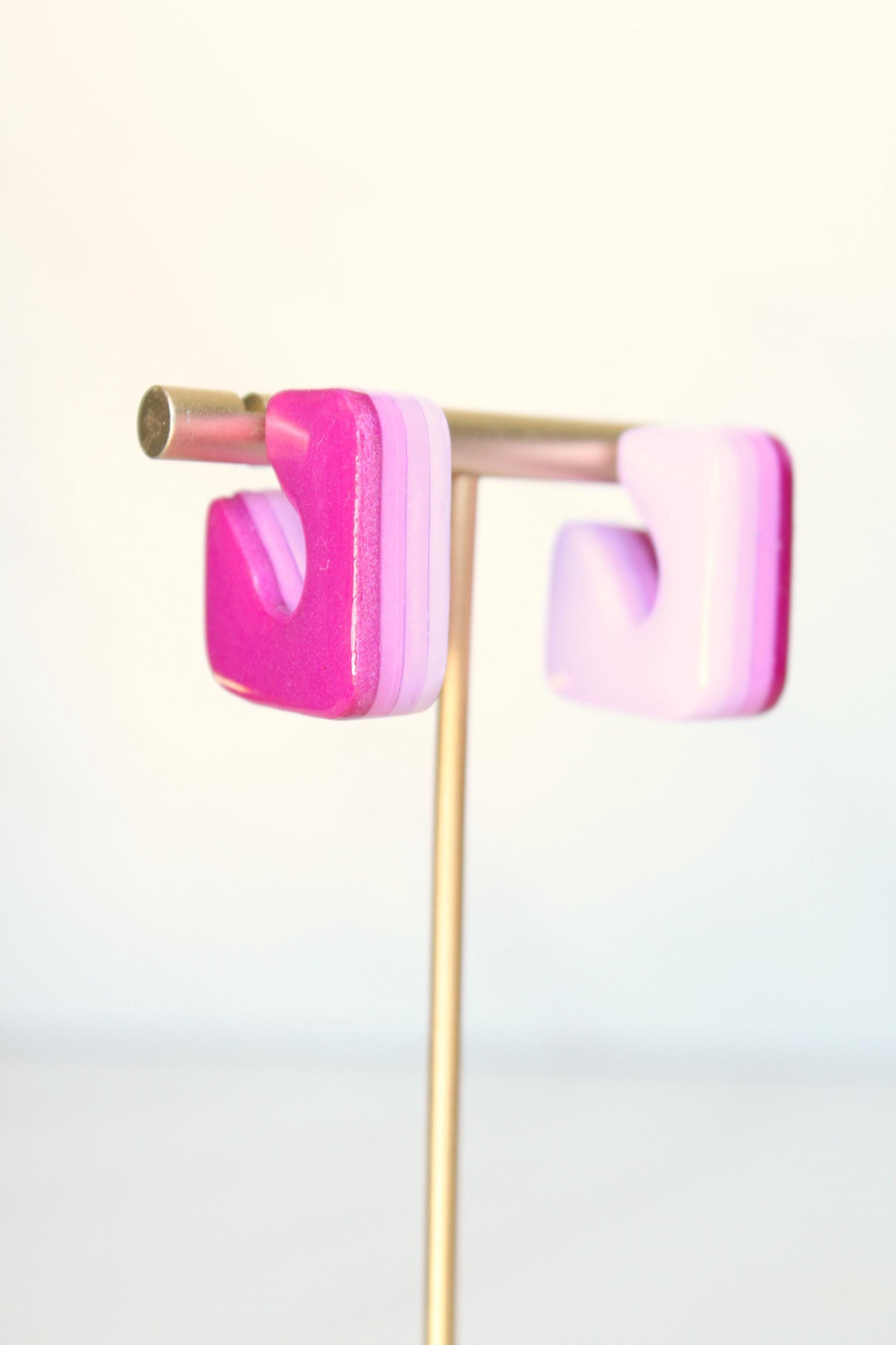 Hoop Earrings | Clay Hoop Earrings | Clay Earrings | Women's Hoops | Women's Clay Hoops | Cute Earrings