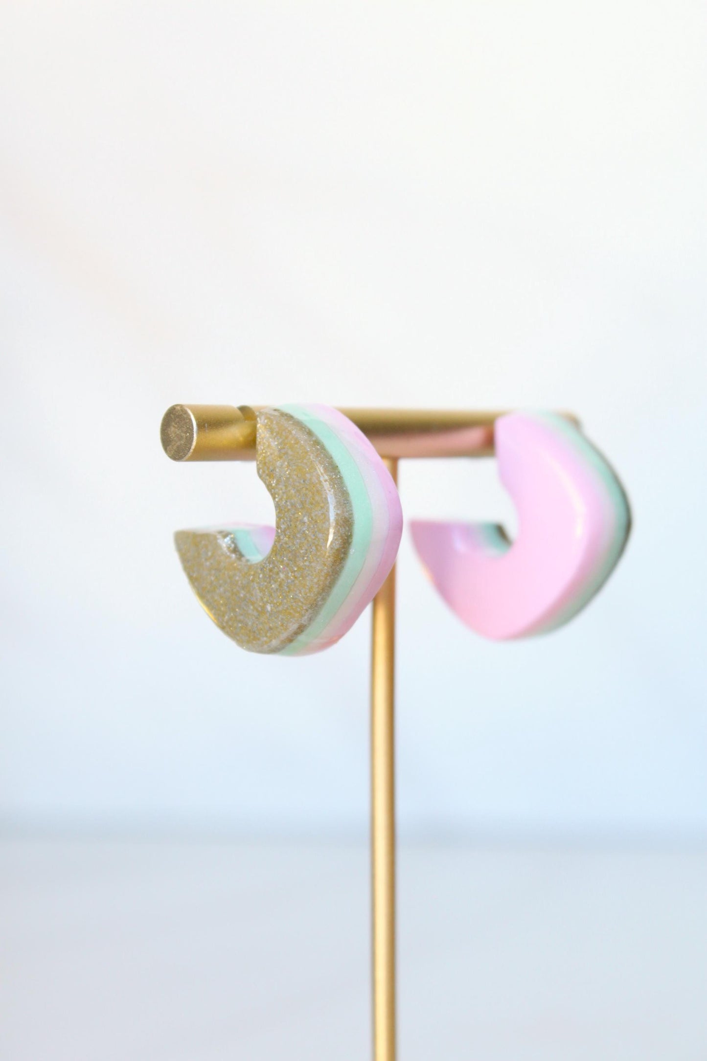 Hoop Earrings | Clay Hoop Earrings | Clay Earrings | Women's Hoops | Women's Clay Hoops | Cute Earrings