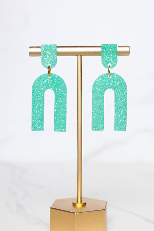 Glitter Resin Earrings | Lightweight Earrings | Handmade Earrings | Resin Earrings | Gift for Mom | Gift for Friend | Gift for Daughter