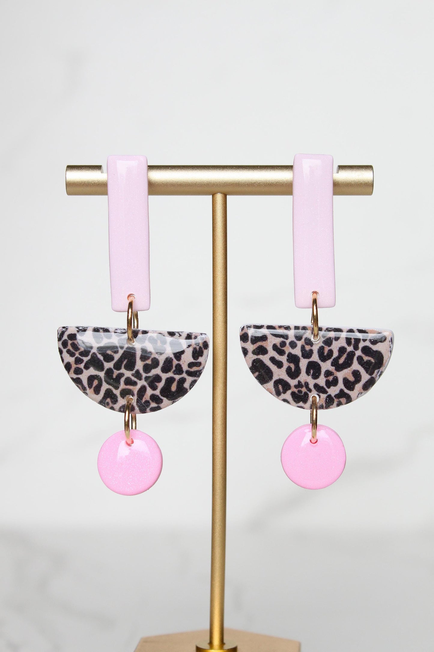 Leopard Print Clay Earrings | Leopard Print Earrings | Clay Earrings | Handmade Earrings | Gift for Her | Gift for Mom | Gift for Daughter