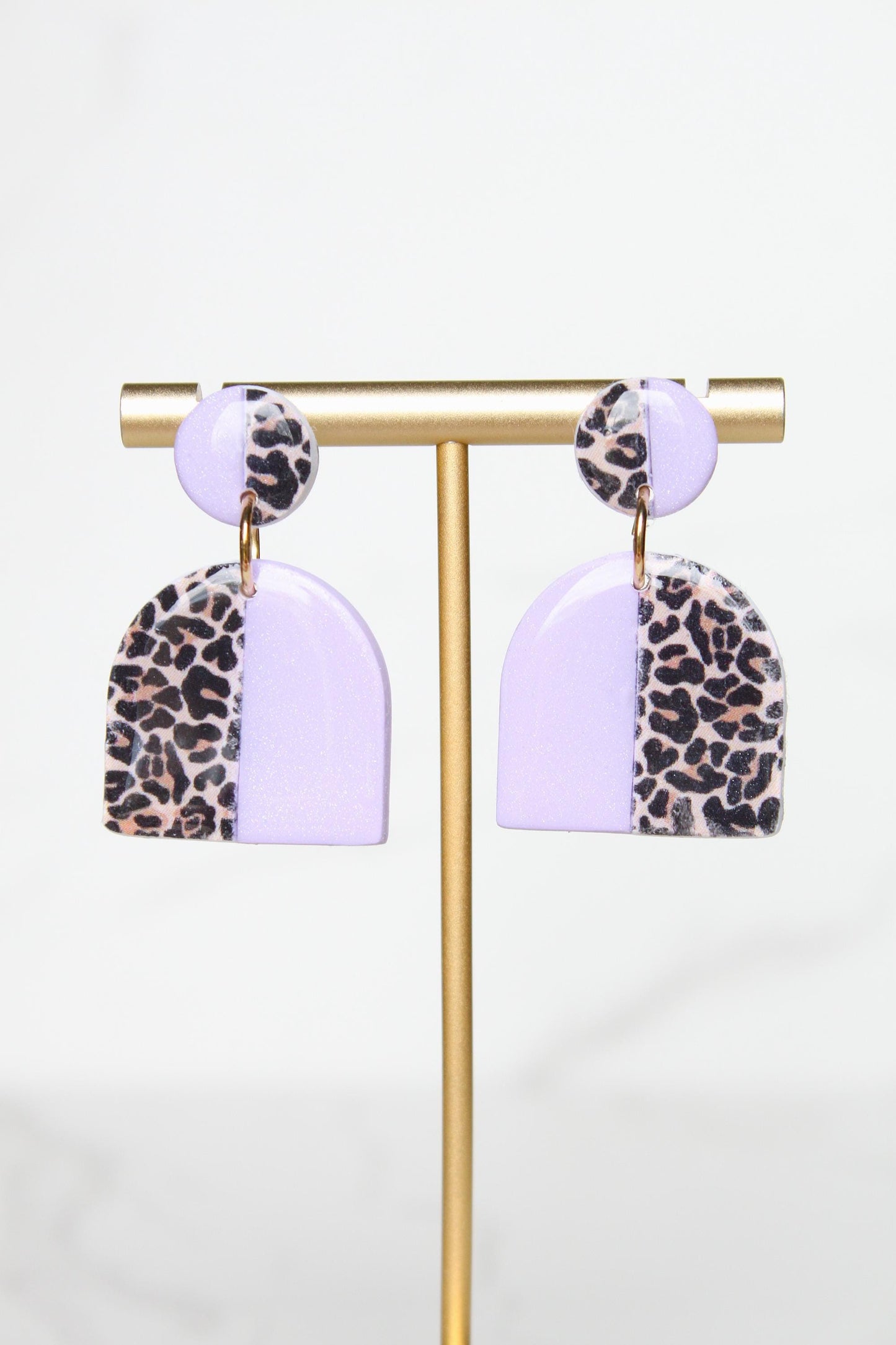 Leopard Print Clay Earrings | Leopard Print Earrings | Clay Earrings | Handmade Earrings | Gift for Her | Gift for Mom | Gift for Daughter