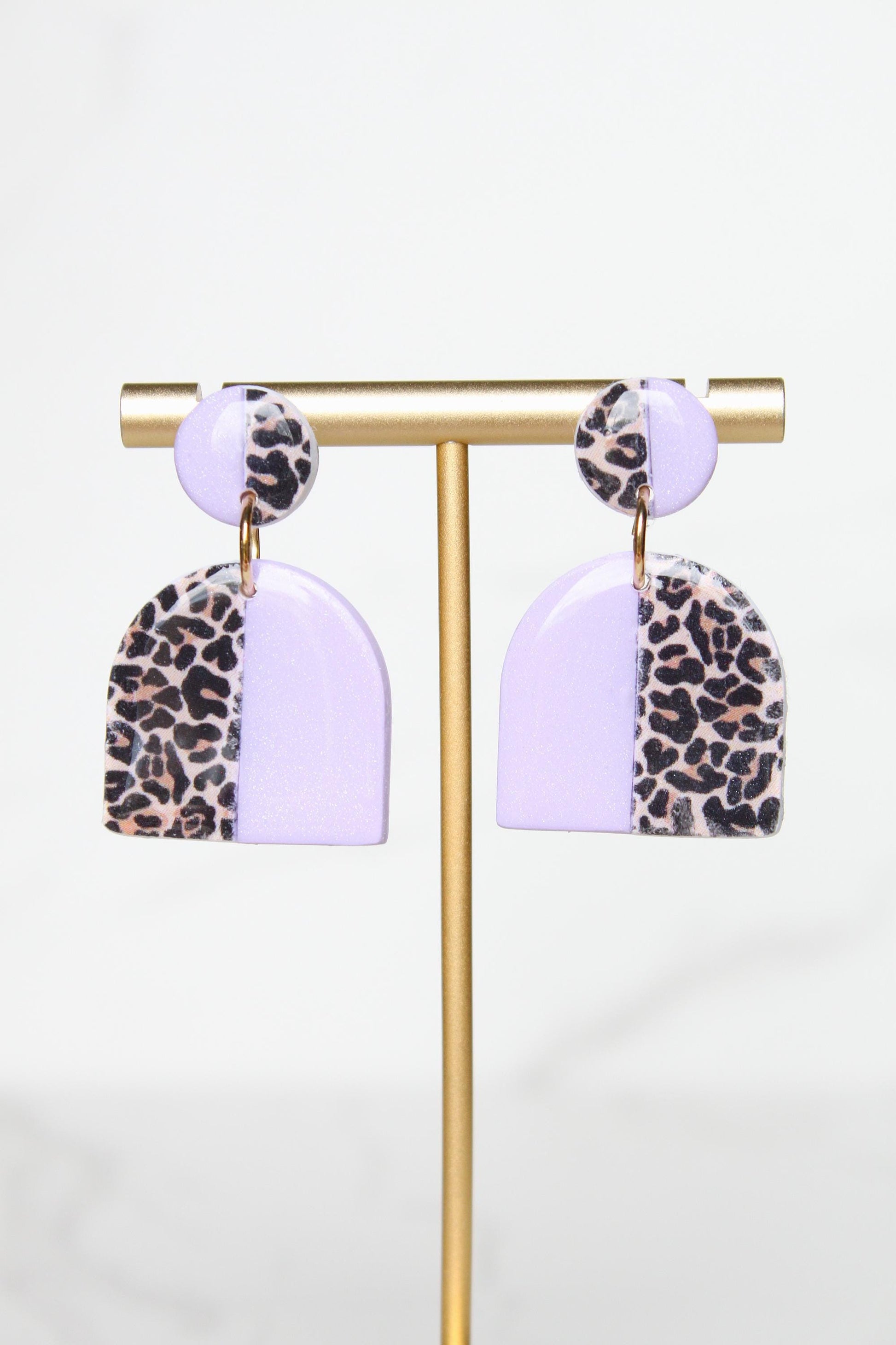 Leopard Print Clay Earrings | Leopard Print Earrings | Clay Earrings | Handmade Earrings | Gift for Her | Gift for Mom | Gift for Daughter