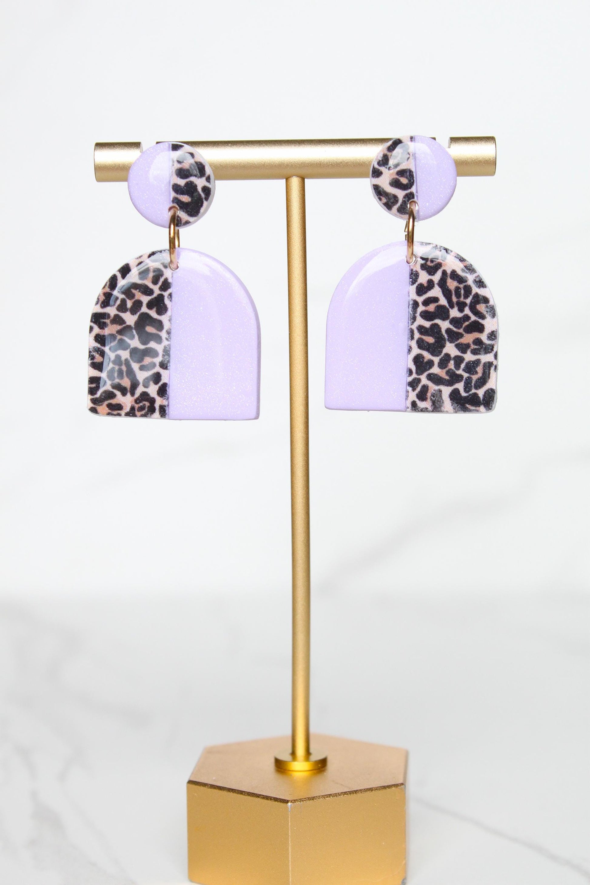 Leopard Print Clay Earrings | Leopard Print Earrings | Clay Earrings | Handmade Earrings | Gift for Her | Gift for Mom | Gift for Daughter