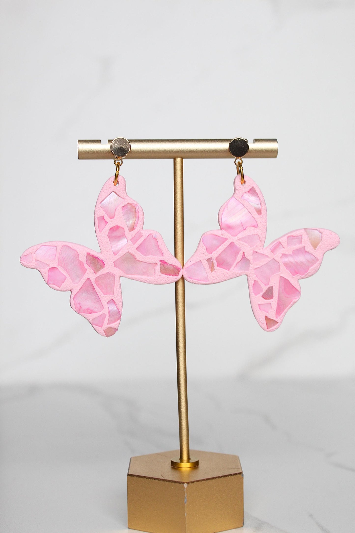 Shell Clay Earrings | Seashell Earrings | Beach Earrings | Summer Earrings | Statement Earrings | Gift for Her | Gift for Friend