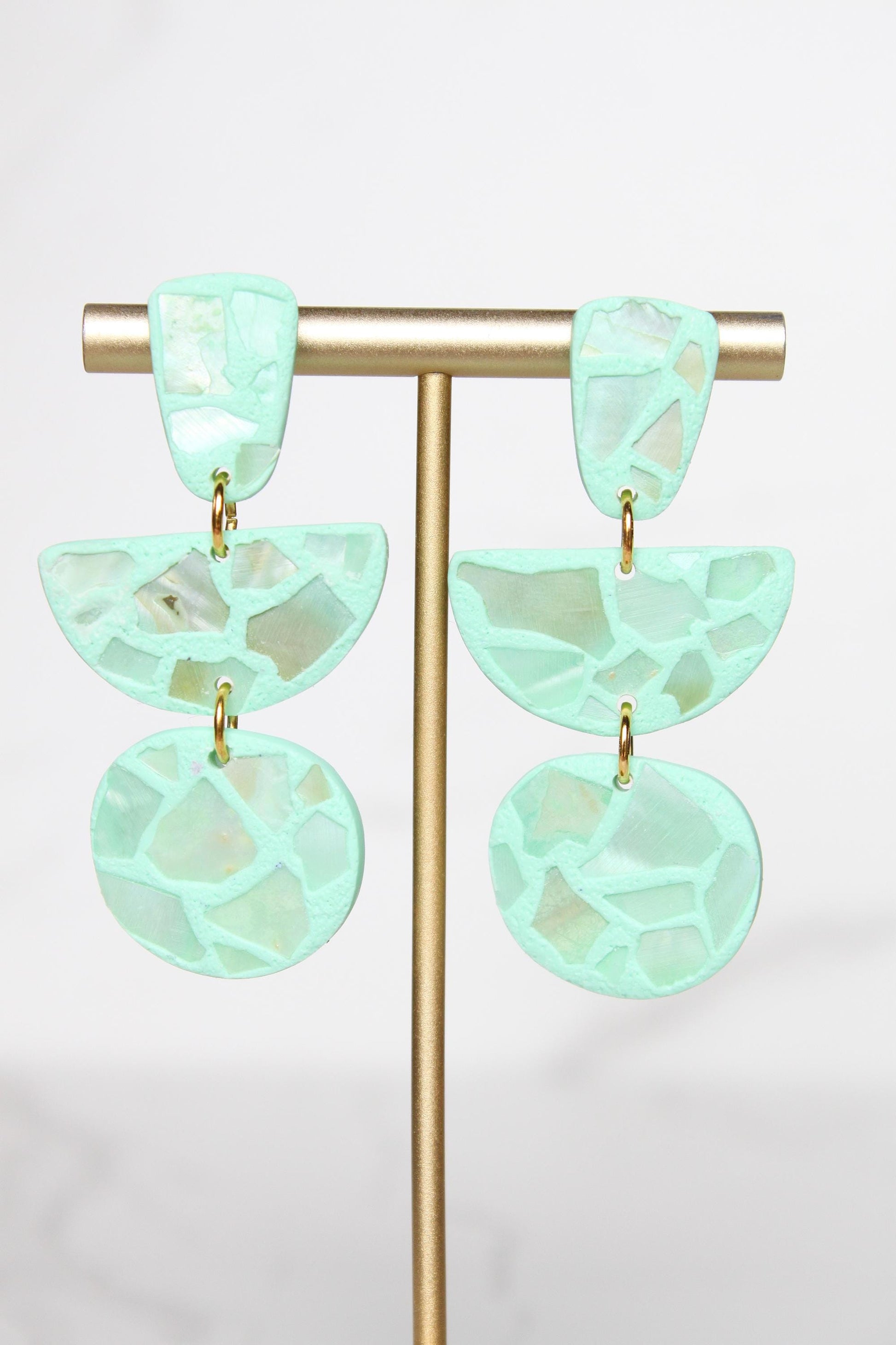 Shell Clay Earrings | Seashell Earrings | Beach Earrings | Summer Earrings | Statement Earrings | Gift for Her | Gift for Friend