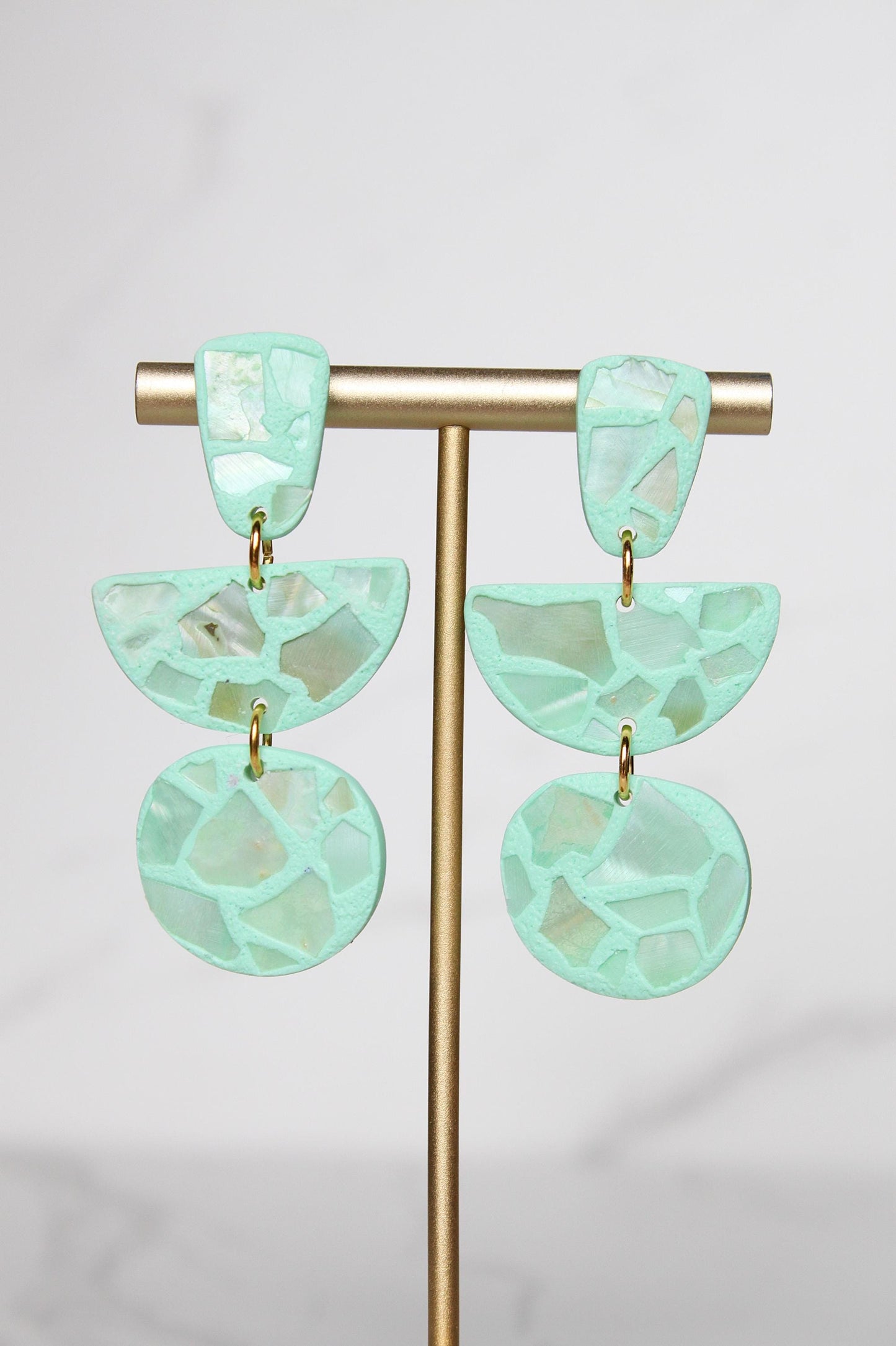 Shell Clay Earrings | Seashell Earrings | Beach Earrings | Summer Earrings | Statement Earrings | Gift for Her | Gift for Friend