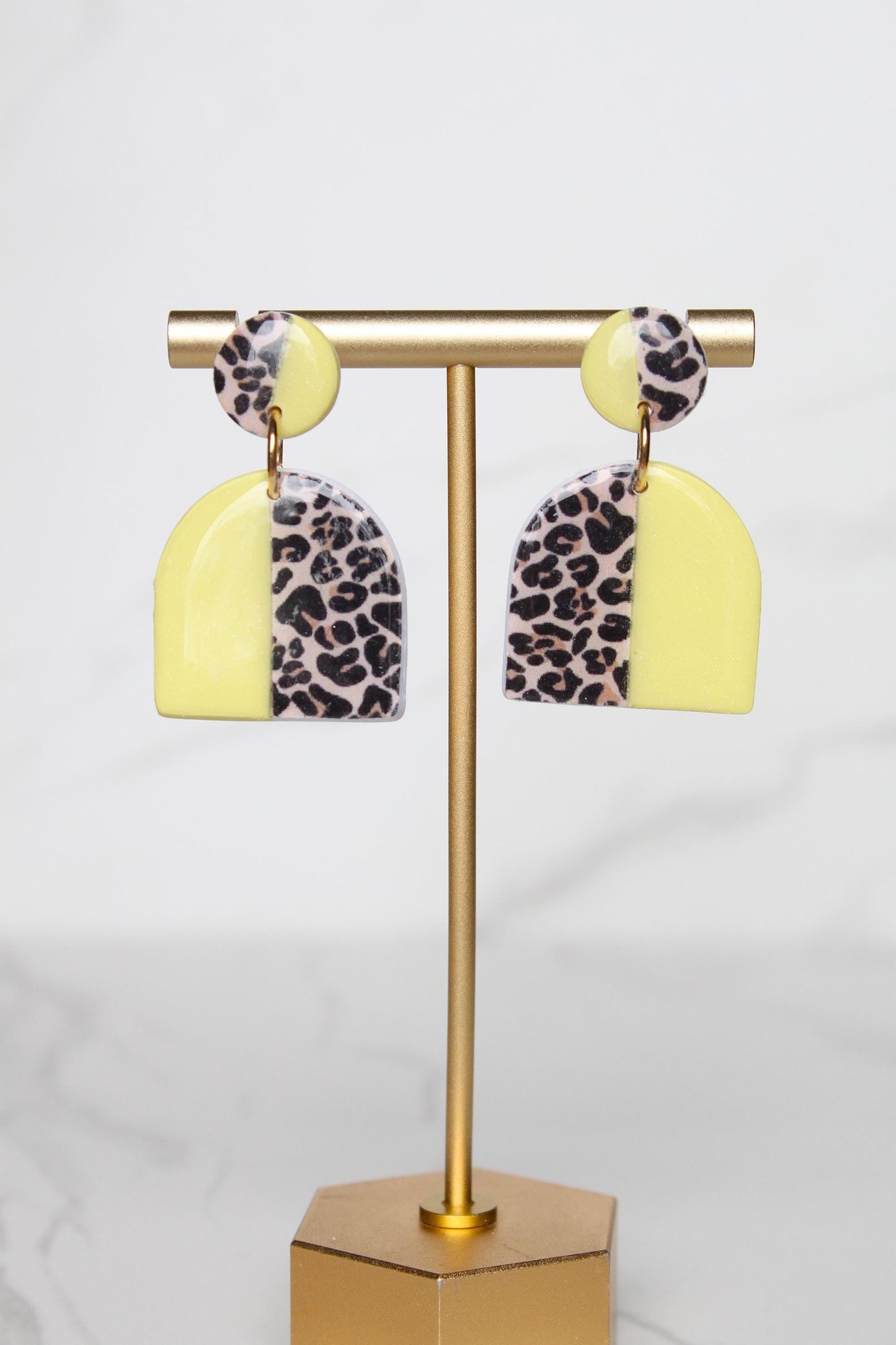 Leopard Print Clay Earrings | Leopard Print Earrings | Clay Earrings | Handmade Earrings | Gift for Her | Gift for Mom | Gift for Daughter