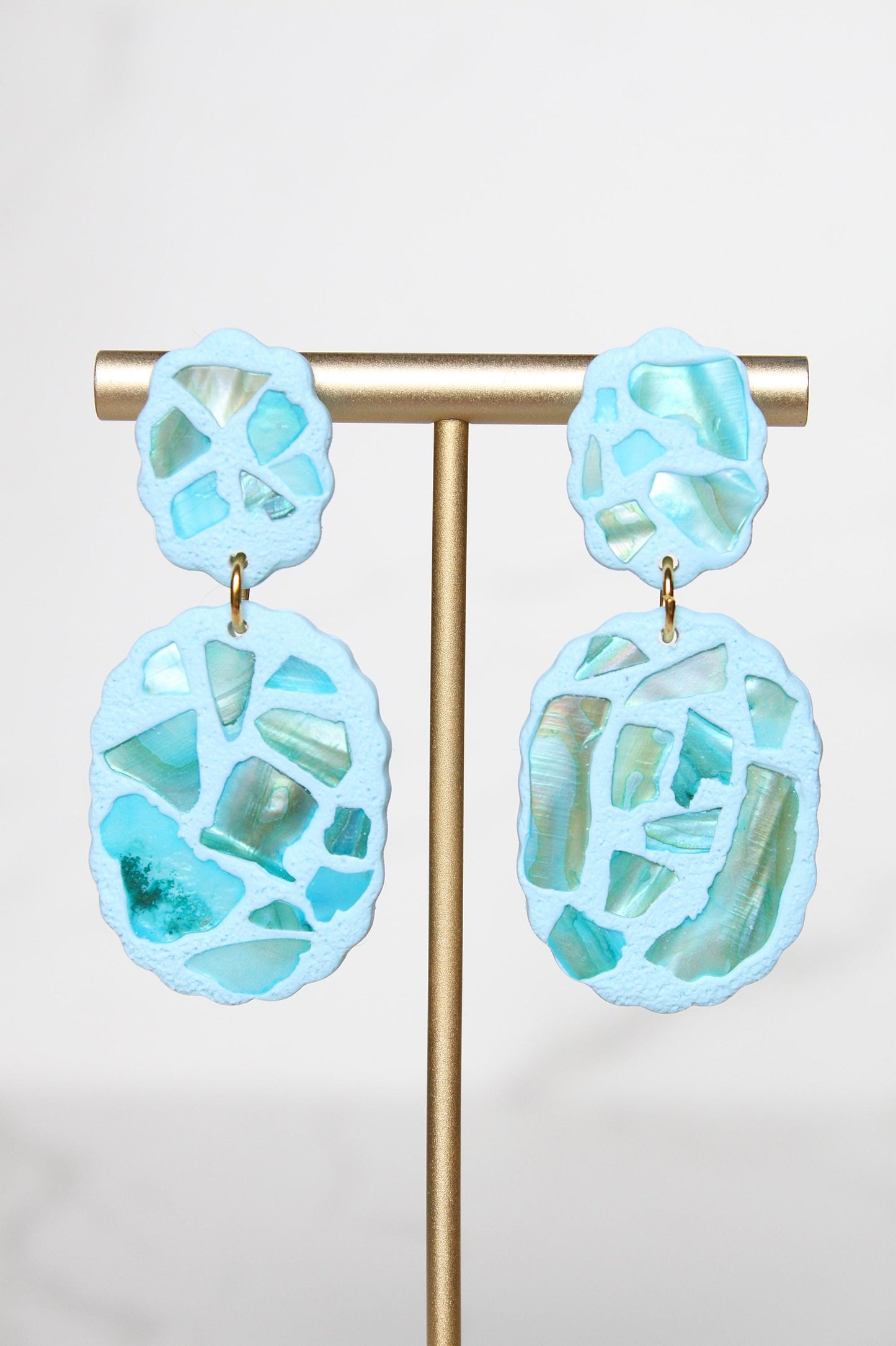 Shell Clay Earrings | Seashell Earrings | Beach Earrings | Summer Earrings | Statement Earrings | Gift for Her | Gift for Friend