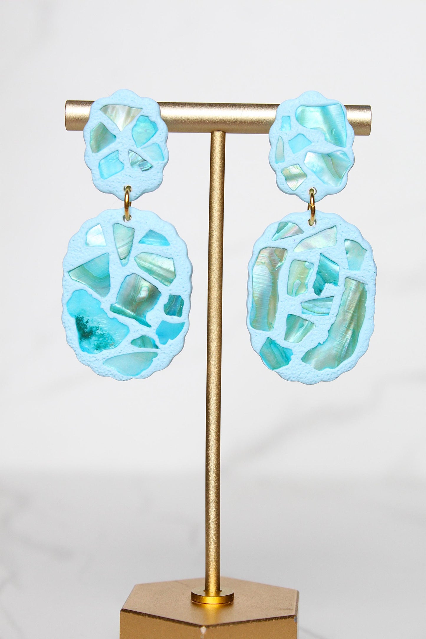 Shell Clay Earrings | Seashell Earrings | Beach Earrings | Summer Earrings | Statement Earrings | Gift for Her | Gift for Friend