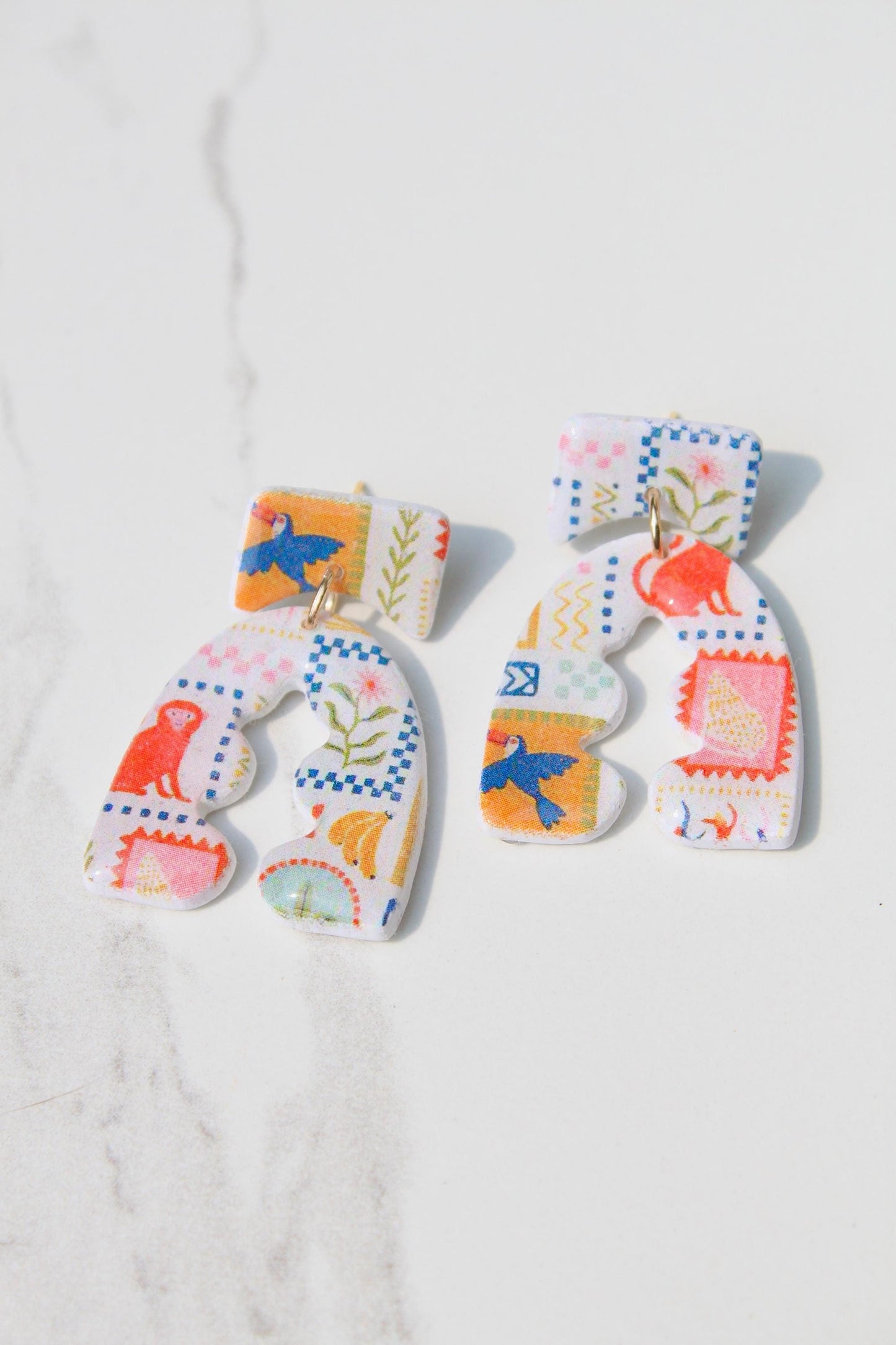 Clay Earrings | Summer Earrings | Beach Earrings | Vacation Earrings | Birthday Gift | Gift for Friend | Gift for Mom | Gift for Daughter