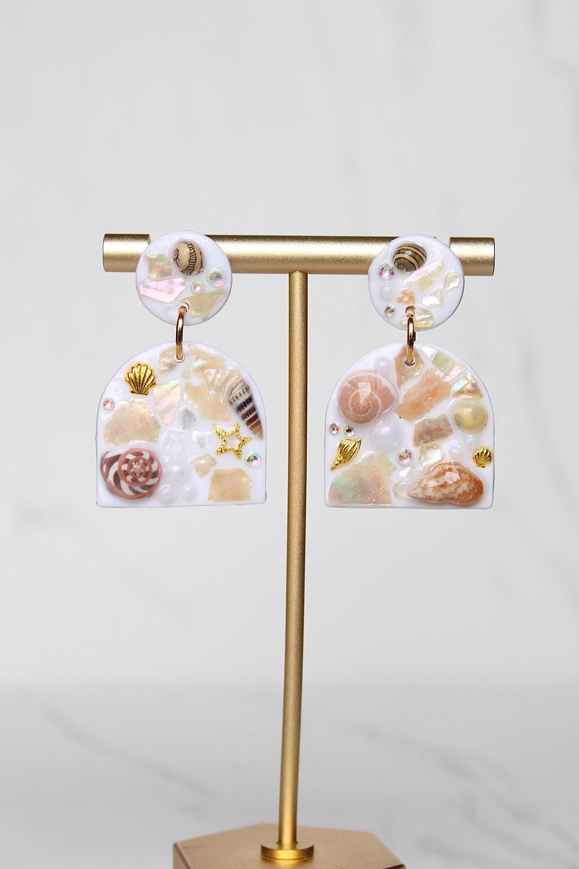 Shell Clay Earrings