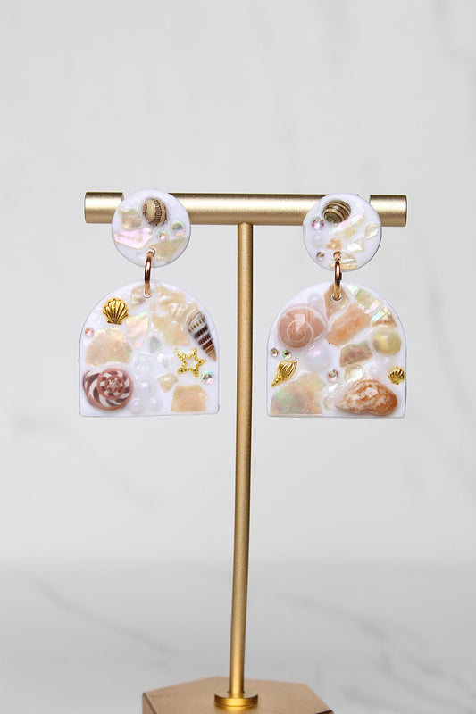 Shell Clay Earrings