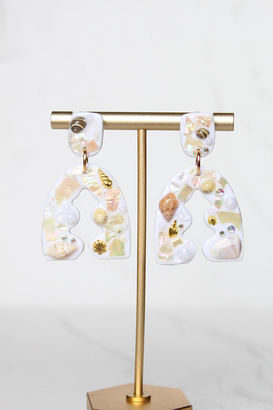 Shell Clay Earrings