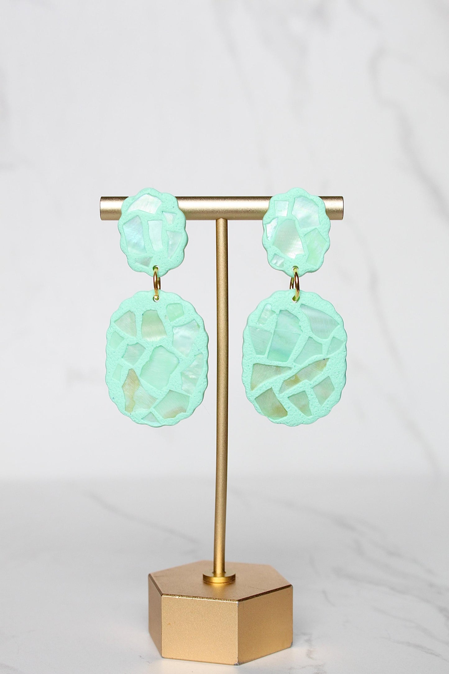 Shell Clay Earrings | Seashell Earrings | Beach Earrings | Summer Earrings | Statement Earrings | Gift for Her | Gift for Friend