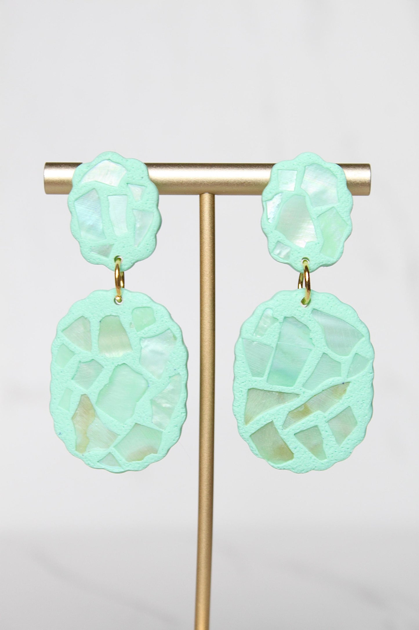 Shell Clay Earrings | Seashell Earrings | Beach Earrings | Summer Earrings | Statement Earrings | Gift for Her | Gift for Friend