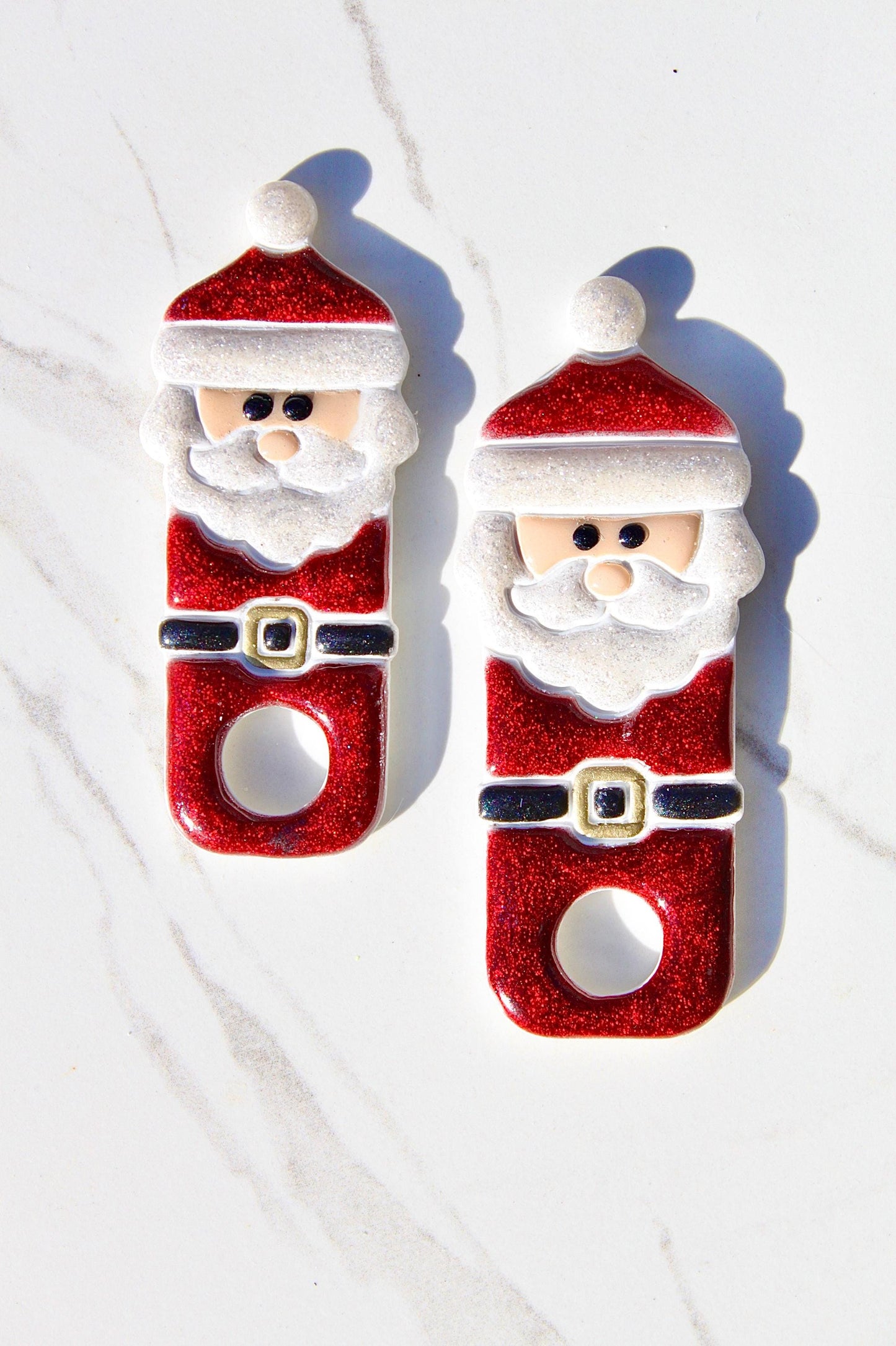 Santa Claus Stanley Topper - Christmas Straw Topper for 30oz 40oz Tumblers