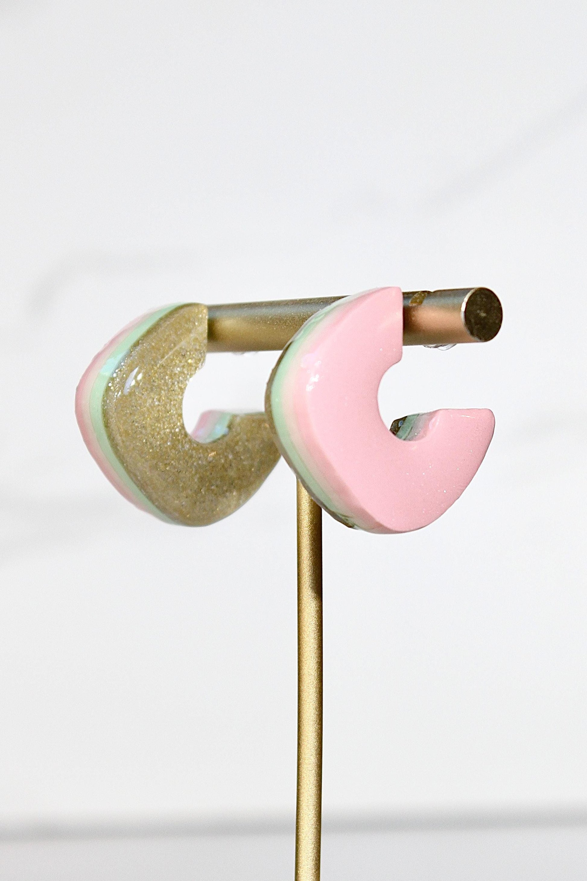 Hoop Earrings | Clay Hoop Earrings | Clay Earrings | Women's Hoops | Women's Clay Hoops | Cute Earrings